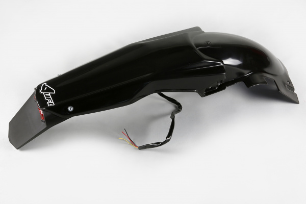 Parafango posteriore / Enduro LED - nero - Suzuki - PLASTICHE REPLICA - SU04911-001 - UFO Plast