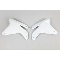 Convogliatori Radiatore bianco per Suzuki RMZ 450 (2005-06) - PLASTICHE REPLICA - SU03911-041 - Ufo Plast