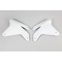 Radiator covers - white 041 - Suzuki - REPLICA PLASTICS - SU03911-041 - UFO Plast