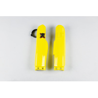 Fork slider protectors + quick starter - yellow 102 - Suzuki - REPLICA PLASTICS - SU03959-102 - UFO Plast