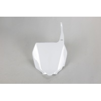 Portanumero anteriore - bianco - Suzuki - PLASTICHE REPLICA - SU03989-041 - UFO Plast