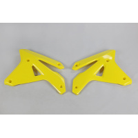 Radiator covers - yellow 102 - Suzuki - REPLICA PLASTICS - SU04905-102 - UFO Plast
