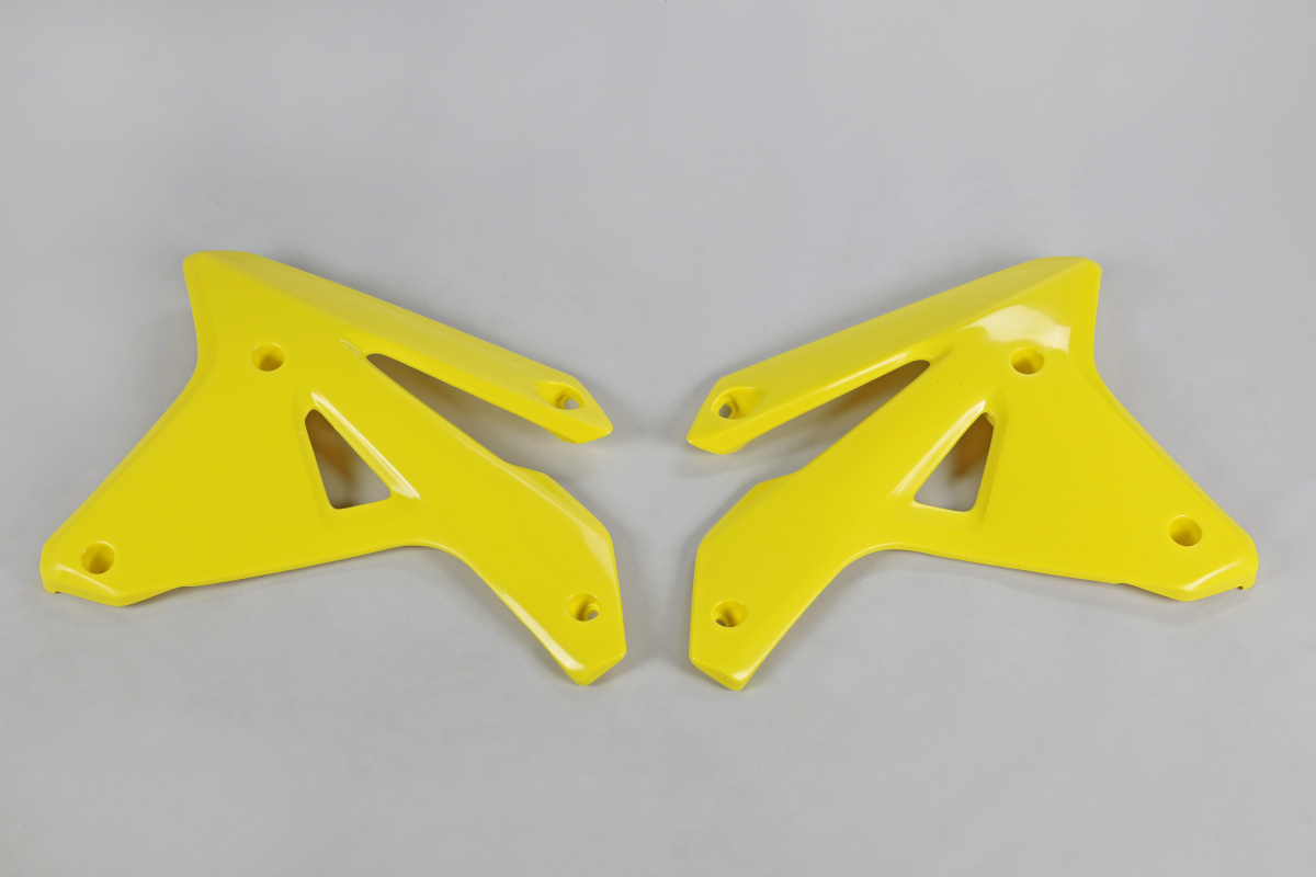 Radiator covers - yellow 102 - Suzuki - REPLICA PLASTICS - SU04905-102 - UFO Plast