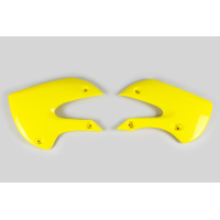 Radiator covers - yellow 102 - Suzuki - REPLICA PLASTICS - SU03927-102 - UFO Plast