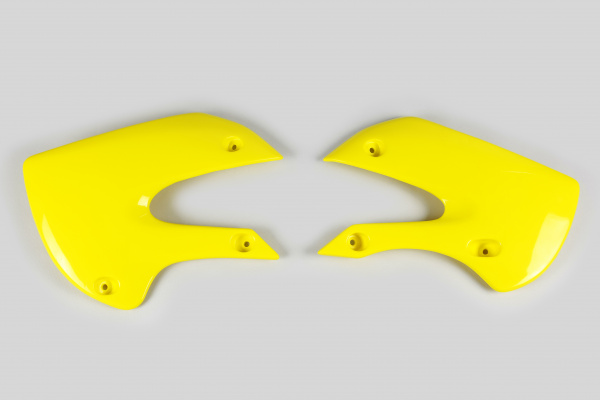 Radiator covers - yellow 102 - Suzuki - REPLICA PLASTICS - SU03927-102 - UFO Plast