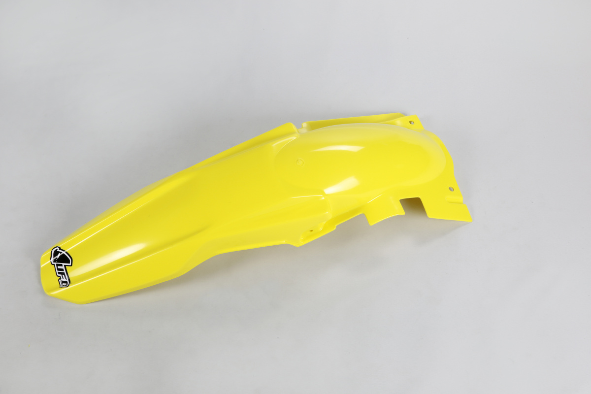 Parafango Posteriore giallo per Suzuki RMZ 450 (2005-07) - PLASTICHE REPLICA - SU03912-102 - Ufo Plast
