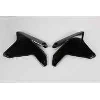 Radiator covers - black - Suzuki - REPLICA PLASTICS - SU03911-001 - UFO Plast