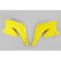 Radiator covers - yellow 102 - Suzuki - REPLICA PLASTICS - SU03933-102 - UFO Plast