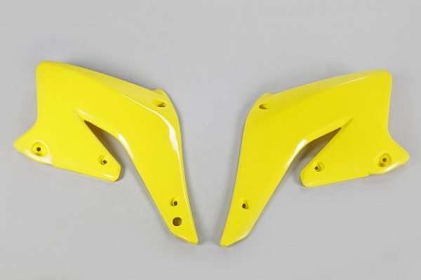 Radiator covers - yellow 102 - Suzuki - REPLICA PLASTICS - SU03933-102 - UFO Plast
