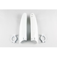Fork slider protectors - white 041 - Suzuki - REPLICA PLASTICS - SU03905-041 - UFO Plast