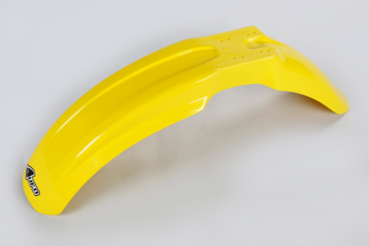 Parafanghi Anteriori giallo per Suzuki RM 125 (1989-00) - RM 250 (1989-00) - DRZ 400E (2000-25) - PLASTICHE REPLICA - SU02904...