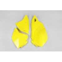 Fiancatine Laterali giallo per Suzuki DRZ 400E (2000-25) - PLASTICHE REPLICA - SU03979-102 - Ufo Plast