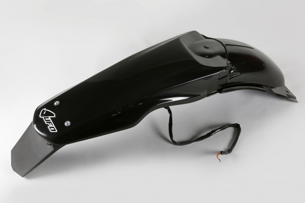 Rear fender / Enduro LED - black - Suzuki - REPLICA PLASTICS - SU04907-001 - UFO Plast
