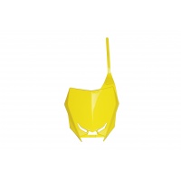 Portanumero anteriore - giallo - Suzuki - PLASTICHE REPLICA - SU04943-102 - UFO Plast