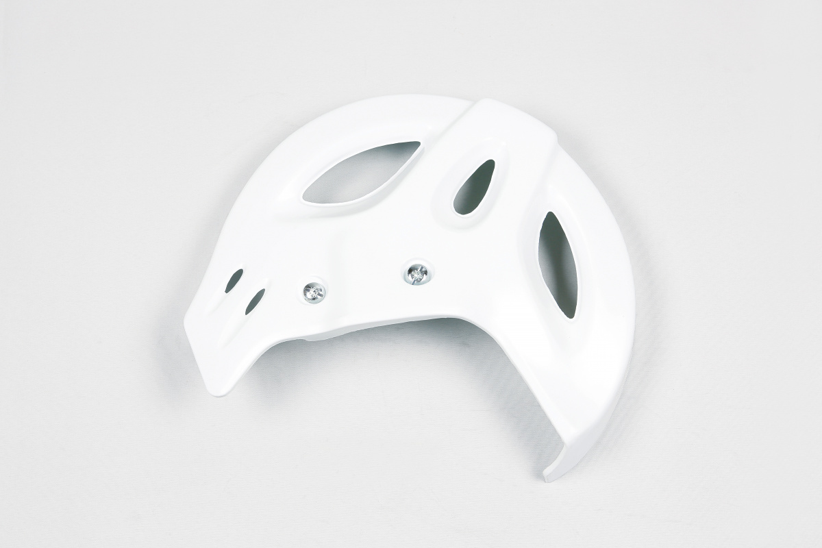 Disc Covers white for Suzuki RM 125 (1992-95) - RM 250 (1992-95) - REPLICA PLASTICS - SU02949-041 - Ufo Plast
