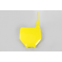 Front number plate - yellow 102 - Suzuki - REPLICA PLASTICS - SU03931-102 - UFO Plast