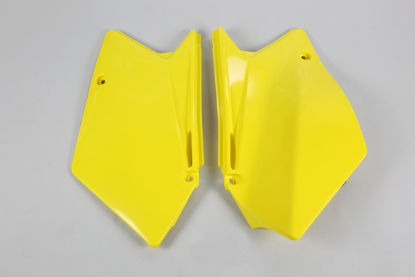 Fiancatine laterali - giallo - Suzuki - PLASTICHE REPLICA - SU03910-102 - UFO Plast