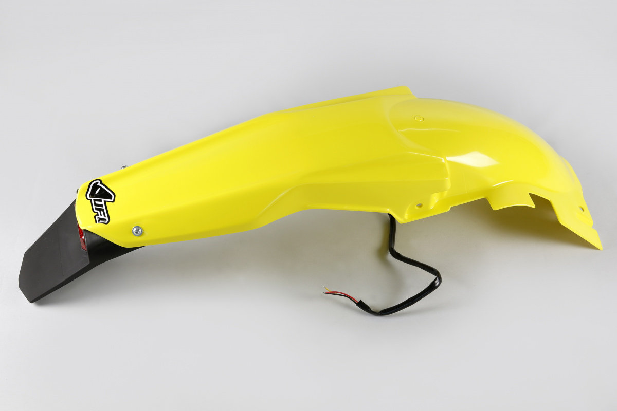 Parafango Posteriore giallo per Suzuki RMZ 450 (2005-07) - PLASTICHE REPLICA - SU04911-102 - Ufo Plast