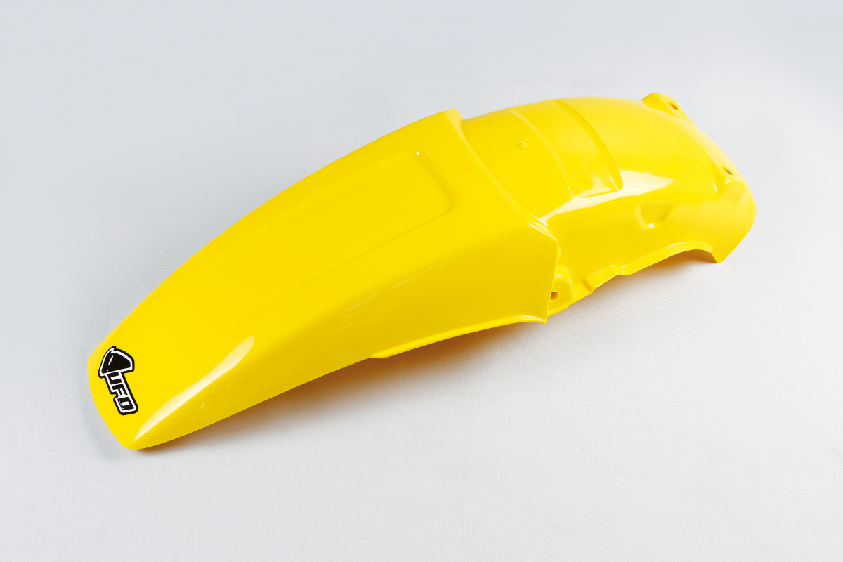 Parafango Posteriore giallo per Suzuki RM 125 (1989-92) - RM 250 (1989-92) - PLASTICHE REPLICA - SU02905-101 - Ufo Plast