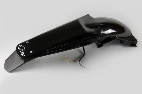 Rear fender / Enduro LED - black - Suzuki - REPLICA PLASTICS - SU04908-001 - UFO Plast