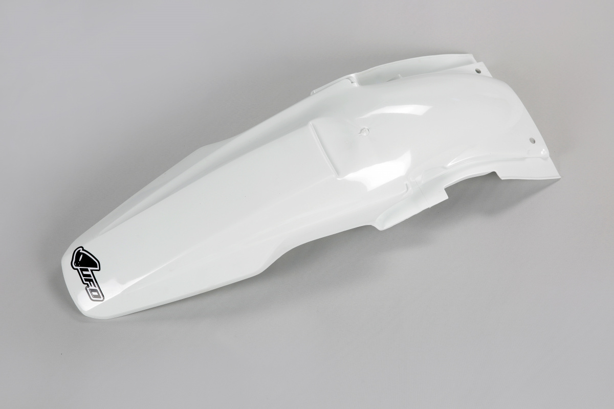 Parafango Posteriore bianco per Suzuki RMZ 250 (2007-09) - PLASTICHE REPLICA - SU04903-041 - Ufo Plast