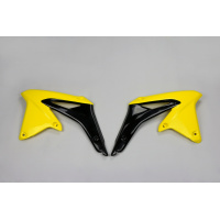 Radiator covers / OEM 09-17 - yellow-black - Suzuki - REPLICA PLASTICS - SU04927-102 - UFO Plast