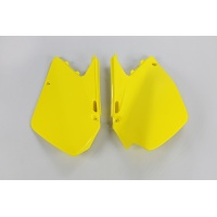 Fiancatine laterali / No USA - giallo - Suzuki - PLASTICHE REPLICA - SU04900-102 - UFO Plast