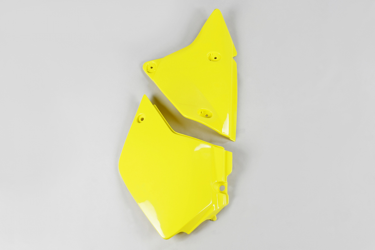 Side Panels yellow for Suzuki DRZ 400E (2000-25) - REPLICA PLASTICS - SU03982-102 - Ufo Plast