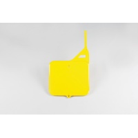 Portanumero anteriore - giallo - Suzuki - PLASTICHE REPLICA - SU02910-101 - UFO Plast