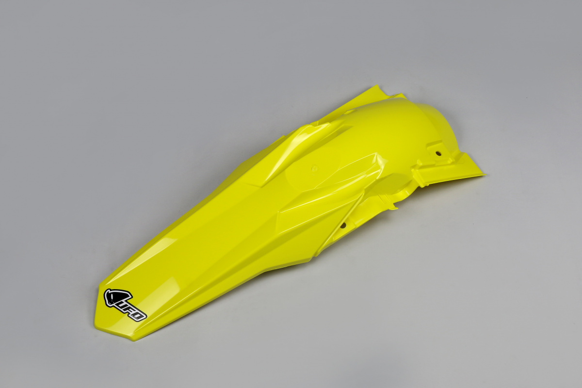 Parafango Posteriore giallo per Suzuki RMZ 250 (2019-25) - RMZ 450 (2018-25) - PLASTICHE REPLICA - SU04940-102 - Ufo Plast