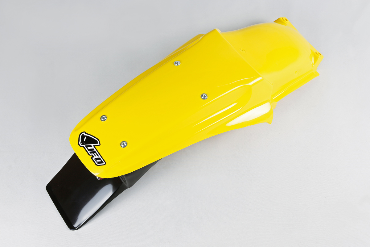 Parafango Posteriore giallo per Suzuki RM 125 (1993-95) - RM 250 (1993-95) - PLASTICHE REPLICA - SU02937-101 - Ufo Plast