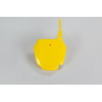 Portanumero anteriore - giallo - Suzuki - PLASTICHE REPLICA - SU03968-101 - UFO Plast