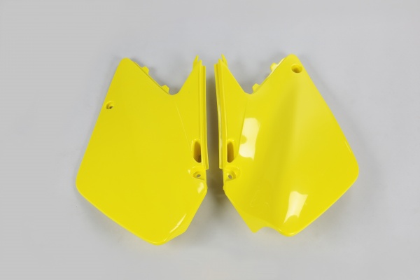 Fiancatine laterali - giallo - Suzuki - PLASTICHE REPLICA - SU03996-102 - UFO Plast