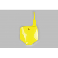 Portanumero anteriore - giallo - Suzuki - PLASTICHE REPLICA - SU03926-102 - UFO Plast