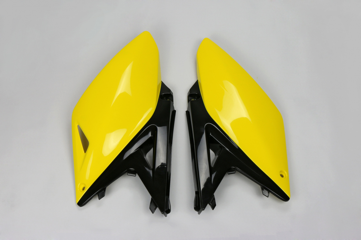 Side panels / Yellow-black - oem 14-16 - Suzuki - REPLICA PLASTICS - SU04929-D - UFO Plast