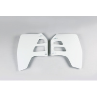 Radiator covers - white 041 - Suzuki - REPLICA PLASTICS - SU02909-041 - UFO Plast