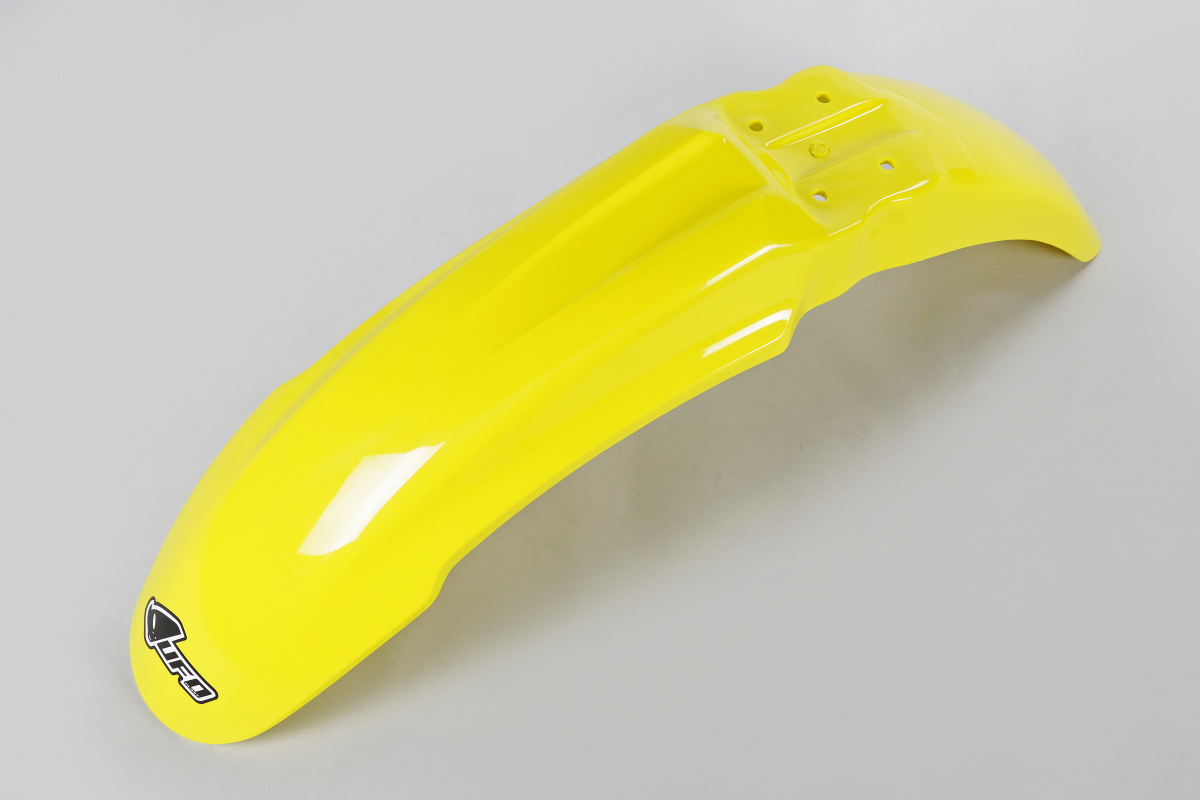 Parafanghi Anteriori giallo per Suzuki RMZ 250 (2004-06) - PLASTICHE REPLICA - SU03930-102 - Ufo Plast