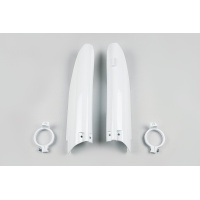 Fork slider protectors - white 041 - Suzuki - REPLICA PLASTICS - SU03998-041 - UFO Plast