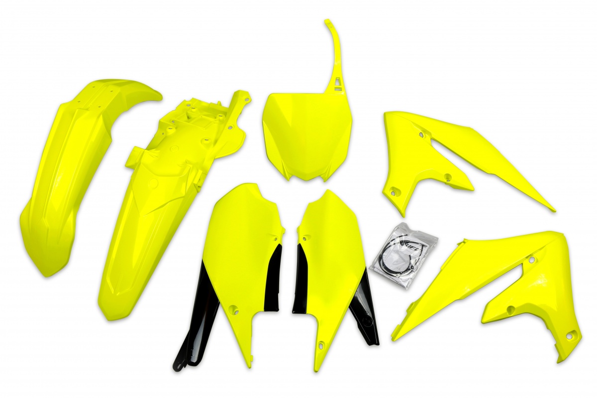 Plastic kit Yamaha - neon yellow - REPLICA PLASTICS - YAKIT321-DFLU - UFO Plast