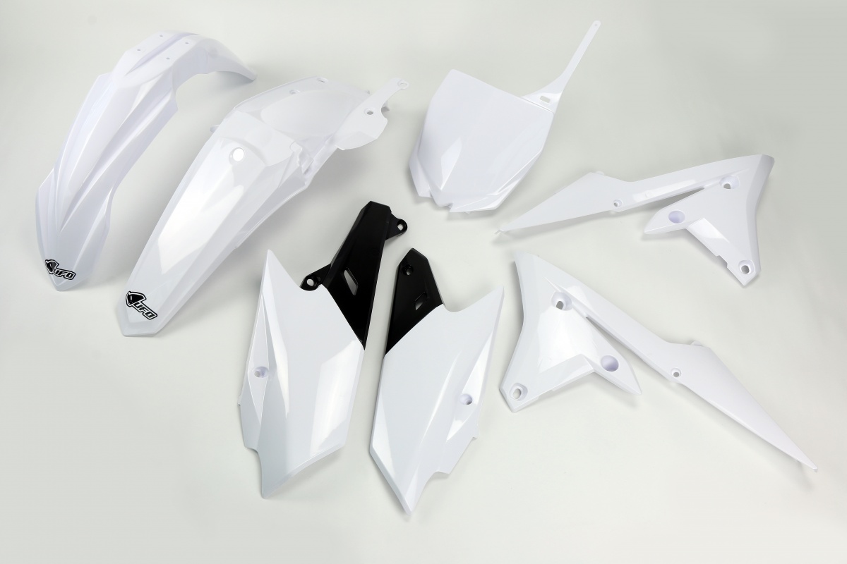 Kit Plastiche bianco per Yamaha YZF 250 (2014-18) - YZF 450 (2014-17) - PLASTICHE REPLICA - YAKIT318-046 - Ufo Plast
