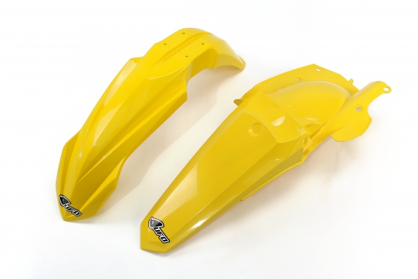 Kit parafanghi - giallo - Yamaha - PLASTICHE REPLICA - YAFK318-101 - UFO Plast