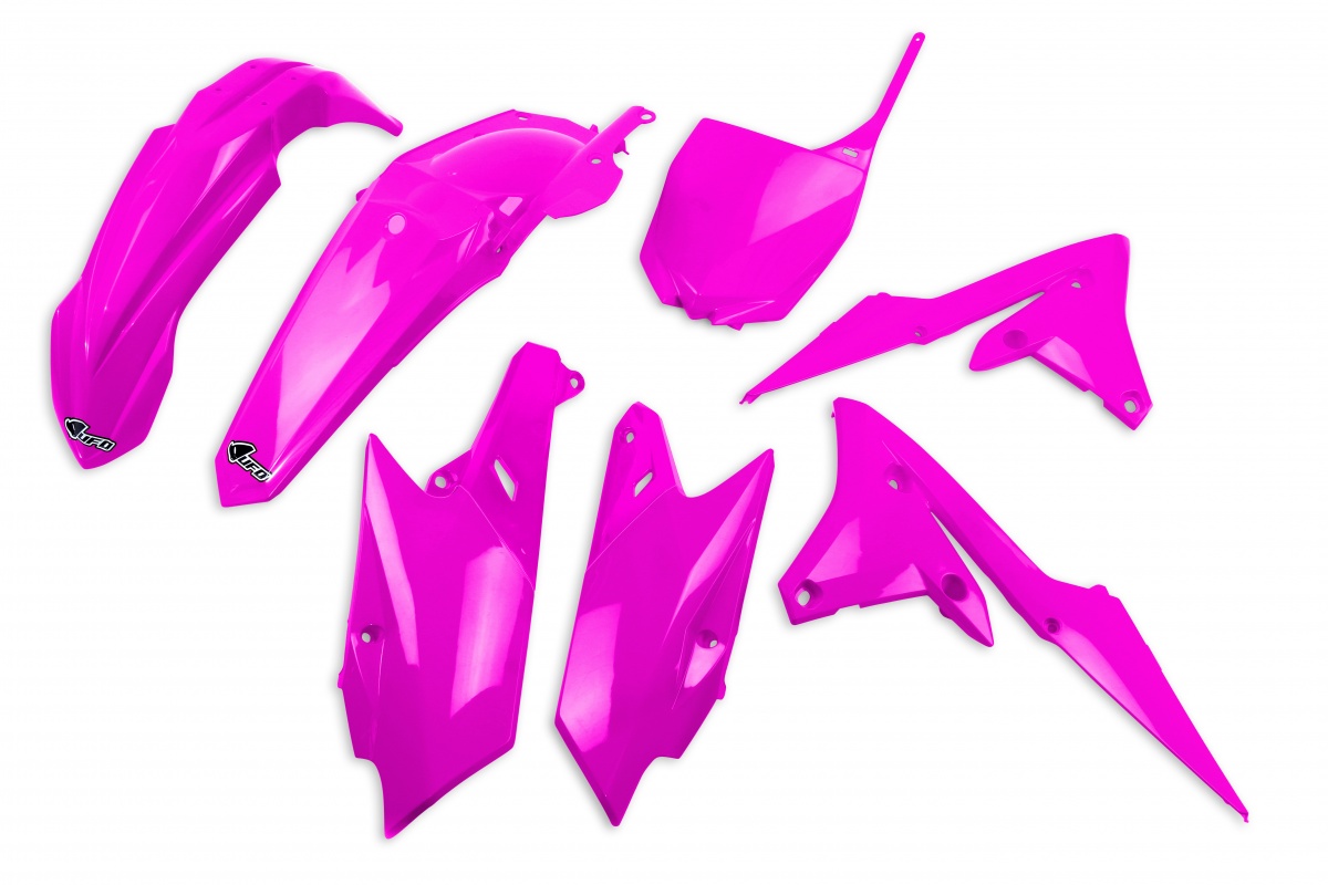 Kit Plastiche fuxia per Yamaha YZF 250 (2014-18) - YZF 450 (2014-17) - PLASTICHE REPLICA - YAKIT318-P - Ufo Plast