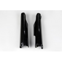 Fork slider protectors - black - Yamaha - REPLICA PLASTICS - YA03872-001 - UFO Plast