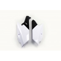 Fiancatine Laterali bianco per Yamaha YZF 250 (2014-18) - WRF 250 (2015-19) - YZF 450 (2014-17) - WRF 450 (2016-18) - PLASTIC...