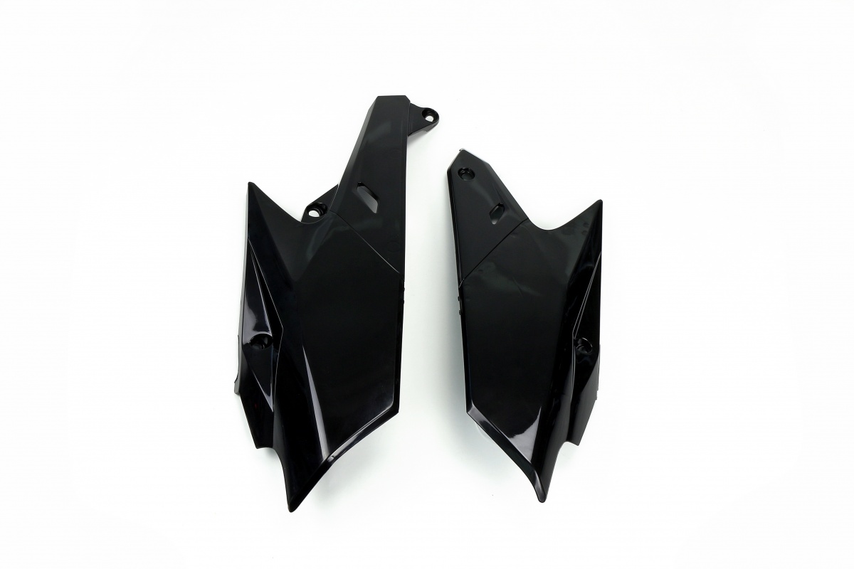 Fiancatine Laterali nero per Yamaha YZF 250 (2014-18) - WRF 250 (2015-19) - YZF 450 (2014-17) - WRF 450 (2016-18) - PLASTICHE...