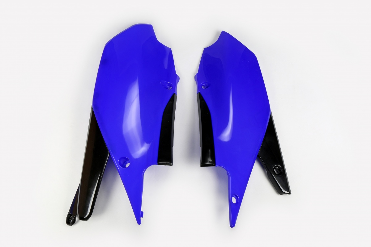Fiancatine Laterali blu per Yamaha YZF 250 (2019-23) - WRF 250 (2020-25) - YZF 450 (2018-22) - WRF 450 (2019-25) - PLASTICHE ...