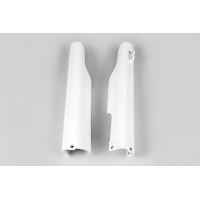 Fork slider protectors - white 046 - Yamaha - REPLICA PLASTICS - YA03872-046 - UFO Plast