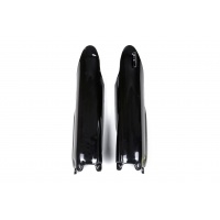 Fork slider protectors - black - Yamaha - REPLICA PLASTICS - YA03896-001 - UFO Plast