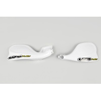 Handguards white for Yamaha WRF 250 (2003-19) - WRF 450 (2003-25) - REPLICA PLASTICS - YA03869-046 - Ufo Plast