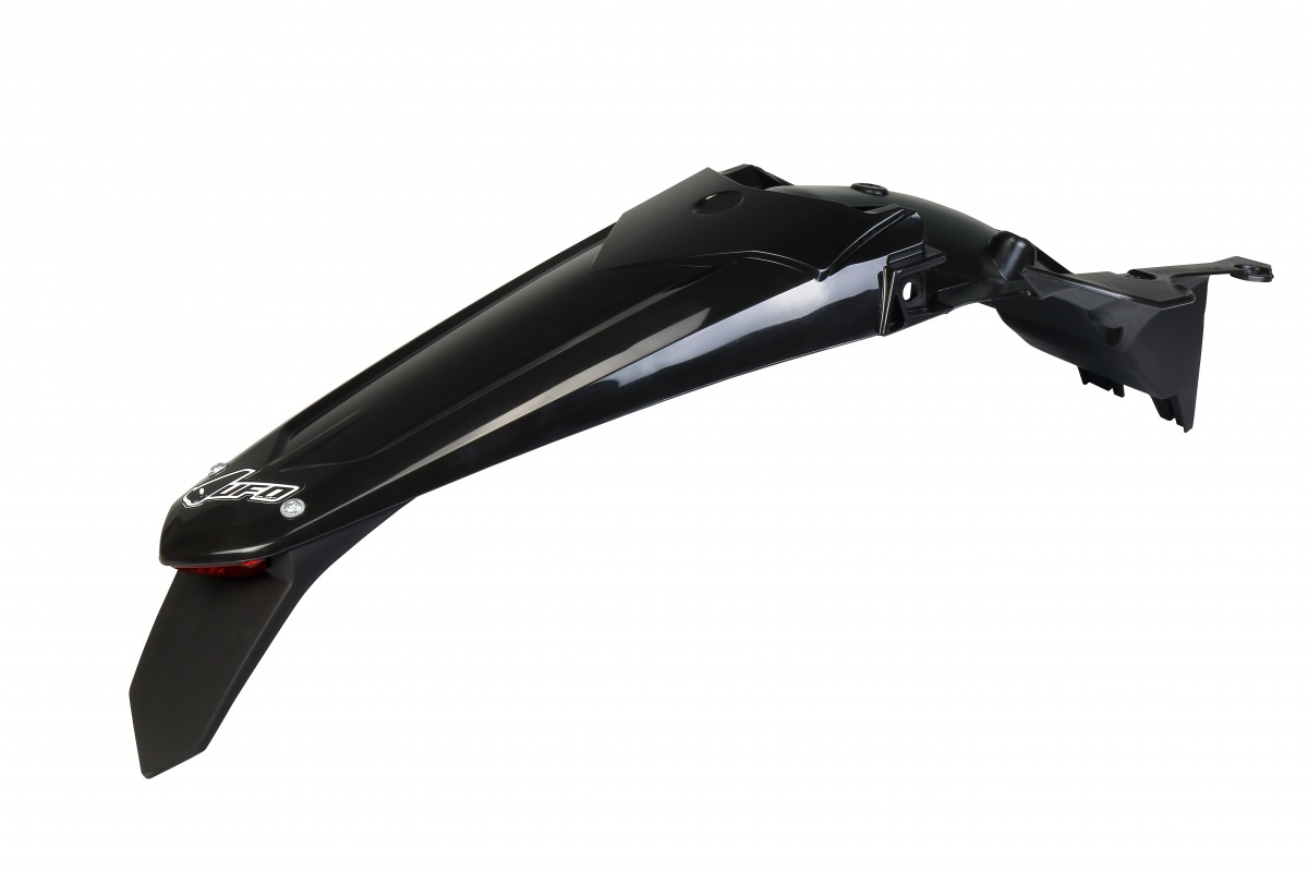Rear fender / Enduro LED - black - Yamaha - REPLICA PLASTICS - YA04862-001 - UFO Plast